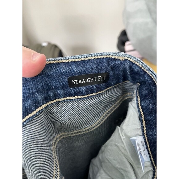 Judy Blue Straight Leg Distressed Jeans Women 0/24 New - Picture 8 of 10